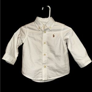 Ralph Lauren oxford button down shirt Size 6M